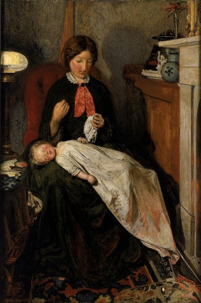 Aspettando: un focolare inglese del 1854-55 da Ford Madox Brown